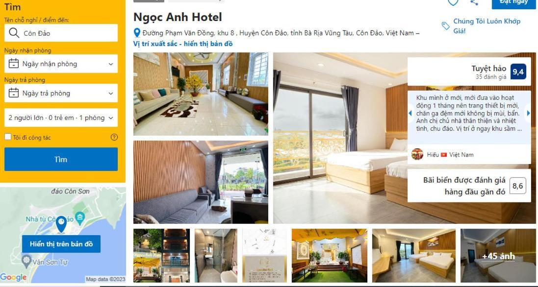 Ngoc Anh Hotel Chi Khu Co Ong 外观 照片